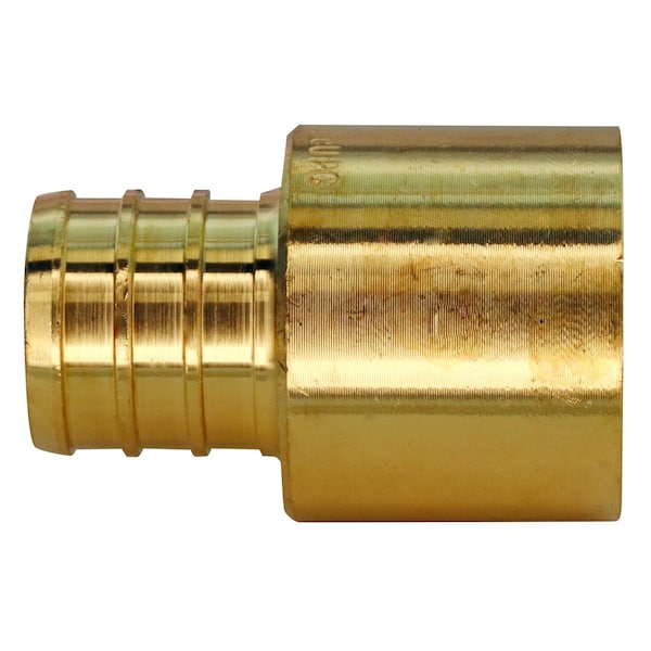 3/4 In. Brass PEX Barb X 3/4 In. Female Copper Sweat Adapter